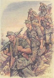 Gebirgsjäger en Creta: El sudor ahorra sangre - 26/05/1941. Gebirgsjäger en Creta: El sudor ahorra sangre - 26/05/1941.