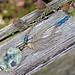 Crafts & Beauty rainforest jasper, glass, antiqued brass necklace