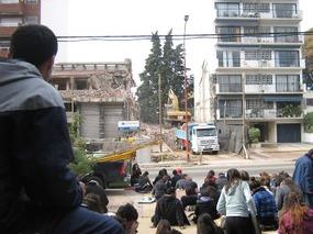 Arquitectura protesta por demolición de casas históricas