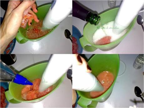 Sorbete de sandía Sorbete de sandía