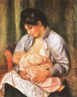 La lactancia materna en el arte | Madre e hijo