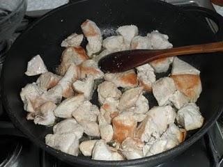 Estofado de pavo con pimientos del piquillo Estofado de pavo con pimientos del piquillo