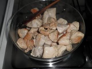 Estofado de pavo con pimientos del piquillo Estofado de pavo con pimientos del piquillo