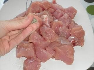 Estofado de pavo con pimientos del piquillo Estofado de pavo con pimientos del piquillo