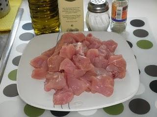 Estofado de pavo con pimientos del piquillo Estofado de pavo con pimientos del piquillo