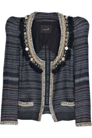 Isabel Marant Flana Jeweled Linen Jacket Profile Photo