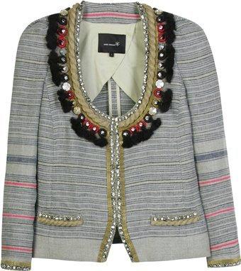 Isabel Marant Flana Jeweled Linen Jacket Photograph