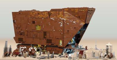 El Sandcrawler de Star Wars reproducido con 10.000 piezas de LEGO