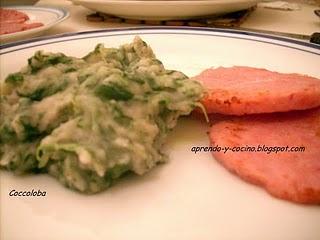 Puré de Yautía Blanca con Espinacas Puré de Yautía Blanca con Espinacas