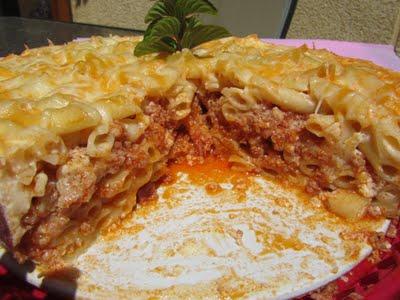 PASTEL DE MACARRONES PASTEL DE MACARRONES