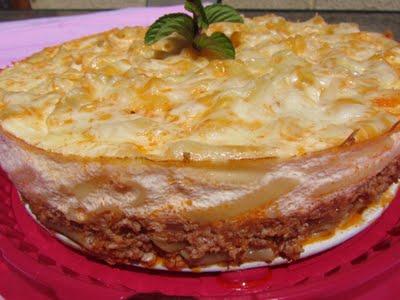 PASTEL DE MACARRONES PASTEL DE MACARRONES