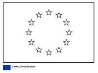 DÍA DE EUROPA 9 DE MAYO (BANDERAS PARA COLOREAR) DÍA DE EUROPA 9 DE MAYO (BANDERAS PARA COLOREAR)