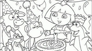 CUMPLEAÑOS FELIZ (DIBUJOS PARA COLOREAR Y CANCIONES) CUMPLEAÑOS FELIZ (DIBUJOS PARA COLOREAR Y CANCIONES)