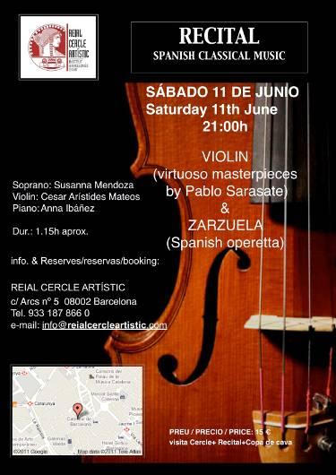 Conciertos en Barcelona: Recital Spanish Classical Music Recital