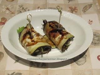 ENROLLADOS DE BERENJENA Y AFUEGA´L PITU ENROLLADOS DE BERENJENA Y AFUEGA´L PITU