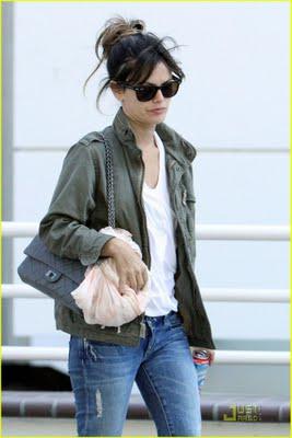 Rachel Bilson: Militar look...