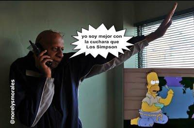 Fariñas hace la competencia a los Simpson