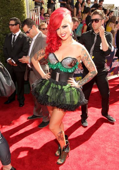 Singer Melyssa Foulk of The Electric Barabellas arrives at the 2011 MTV Movie Awards at Universal Studios' Gibson Amphitheatre on June 5, 2011 in Universal City, California.