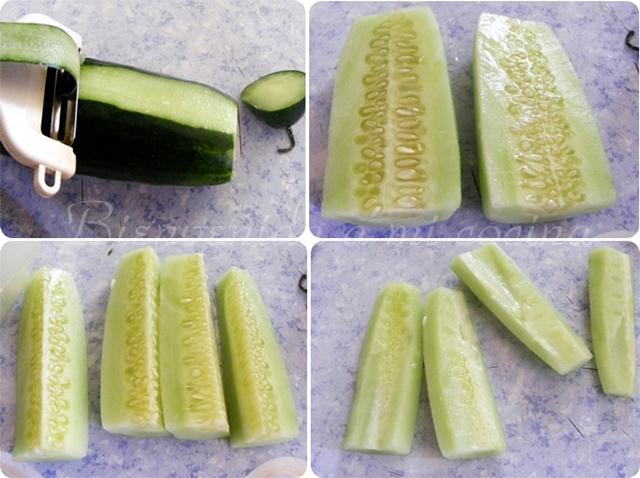 Ensalada marroquí de pepino (versión dulce y salada) Ensalada marroquí de pepino (versión dulce y salada)