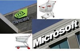 Microsoft está de compras y ahora va por nVIDIA Microsoft está de compras y ahora va por nVIDIA