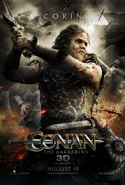 Remesa de pósters individuales de 'Conan, the barbarian' ('Conan, el bárbaro')