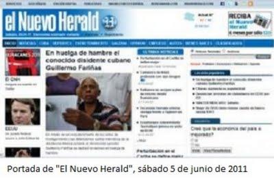 Guillermo Fariñas y El Nuevo Herald: “¿Como si fuéramos…?” Guillermo Fariñas y El Nuevo Herald: “¿Como si fuéramos…?”