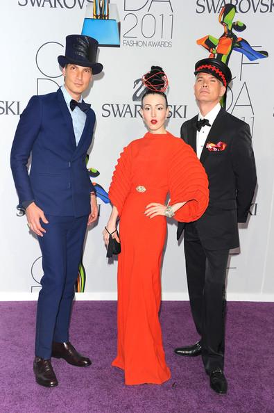 LOS ''OSCAR'' DE LA MODA = CFDA FASHION AWARDS 2011 (L-R) Cameron Silver, Michelle Harper and Rod Keenan attend the 2011 CFDA Fashion Awards at Alice Tully Hall, Lincoln Center on June 6, 2011 in New York City.