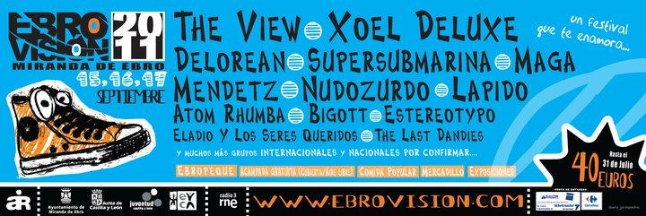 The View se suma al cartel del Ebrovisión 2011