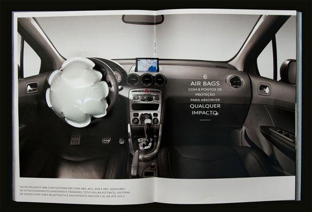 Una gráfica con airbag incluído