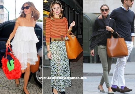 Olivia Palermo adora su bolso de Zara