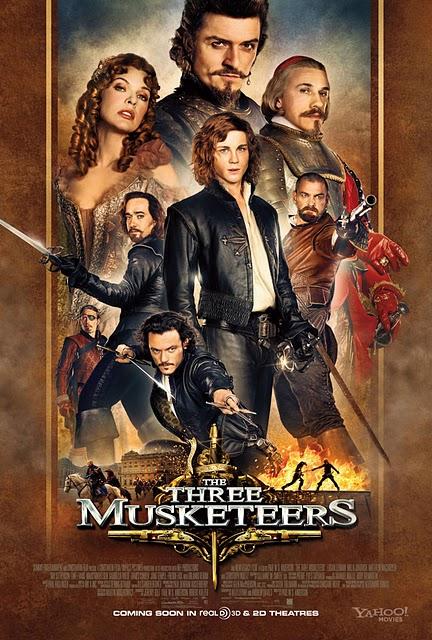Póster oficial de 'The Three Musketeers' ('Los tres mosqueteros')