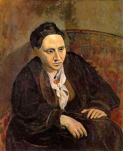 Pablo Picasso - Retrato de Gertrude Stein - 1906