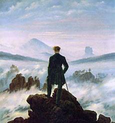 Caspar D. Friedrich - Caminante sobre el mar de nubes - 1818