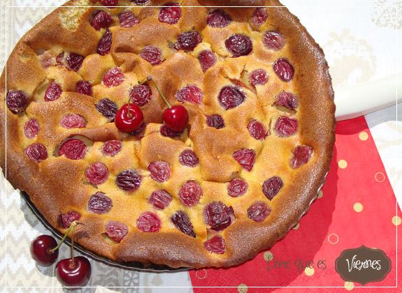 Pastel cremoso de Cerezas Pastel cremoso de Cerezas