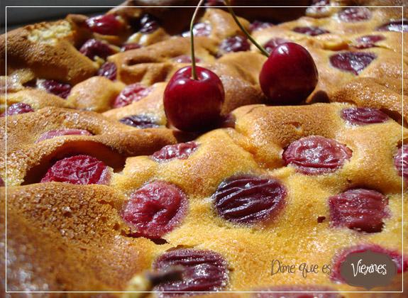 Pastel cremoso de Cerezas Pastel cremoso de Cerezas