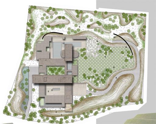 A-cero Projects Paisajismo A-cero para un Villa en Emiratos Arabes