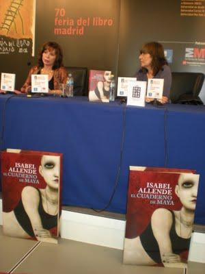 Presentación de El cuaderno de Maya, de Isabel Allende, en Libros y Literatura Presentación de El cuaderno de Maya, de Isabel Allende, en Libros y Literatura