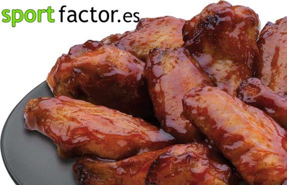 SALSA BARBACOA CON ALGO DE POLLO... Rompe con los hábitos grasientos