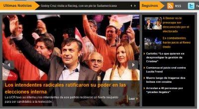 Cómo titularon los diarios mendocinos la interna radical Cómo titularon los diarios mendocinos la interna radical