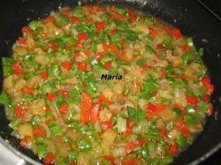 Paquetitos de verduras con champiñones al ajillo