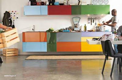 Cocinas de colores - Paperblog