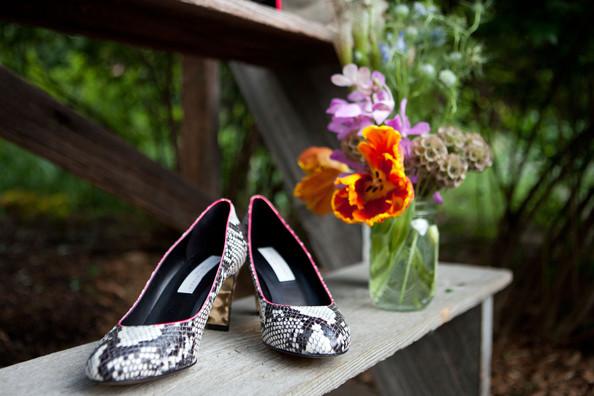 A general view of shoes during the Stella McCartney Spring 2012 Presentation at a Private Location on June 13, 2011 in New York City.