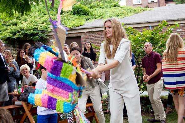 A model attends the Stella McCartney Spring 2012 Presentation at a Private Location on June 13, 2011 in New York City.