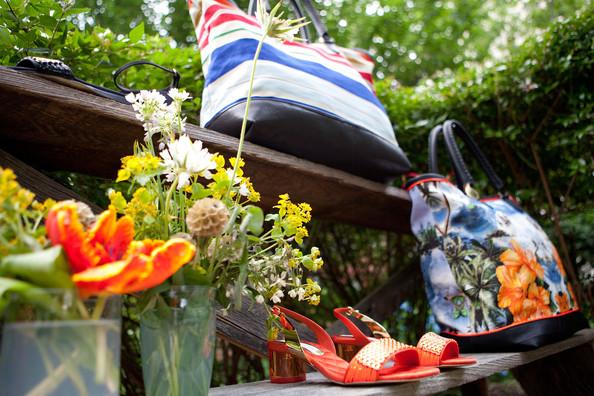 A general view of shoes and bags during the Stella McCartney Spring 2012 Presentation at a Private Location on June 13, 2011 in New York City.