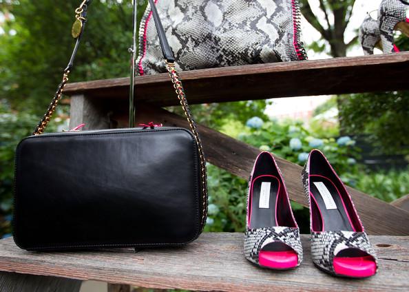 A general view of shoes and bags during the Stella McCartney Spring 2012 Presentation at a Private Location on June 13, 2011 in New York City.