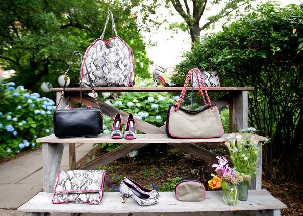 A general view of shoes and bags during the Stella McCartney Spring 2012 Presentation at a Private Location on June 13, 2011 in New York City.