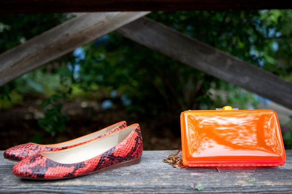 A general view of shoes and bags during the Stella McCartney Spring 2012 Presentation at a Private Location on June 13, 2011 in New York City.