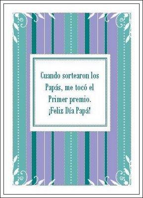 Dia del Padre: Tarjetas para imprimir (III)