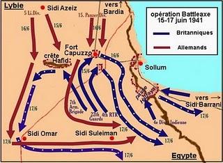 Culmina la Operación Battleaxe con una nueva derrota británica - 17/06/1941.