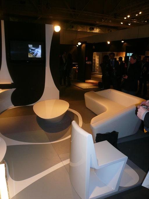 Stand A-cero Feria de Milán Arquitectura efímera, todo cambia nada permanece